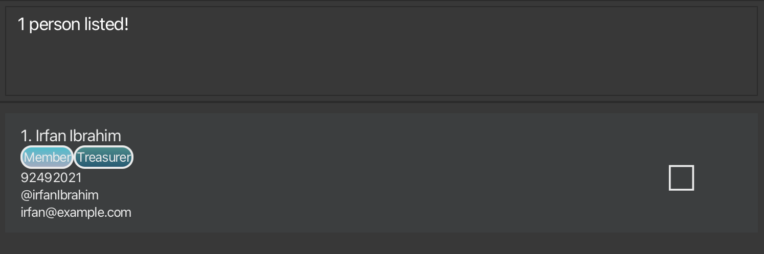 result for 'find r/treasurer'